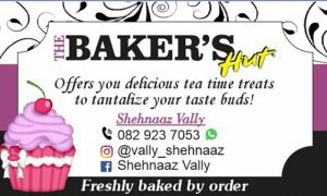 The Bakers Hut- Zakariyya Park, Savoury Crescent