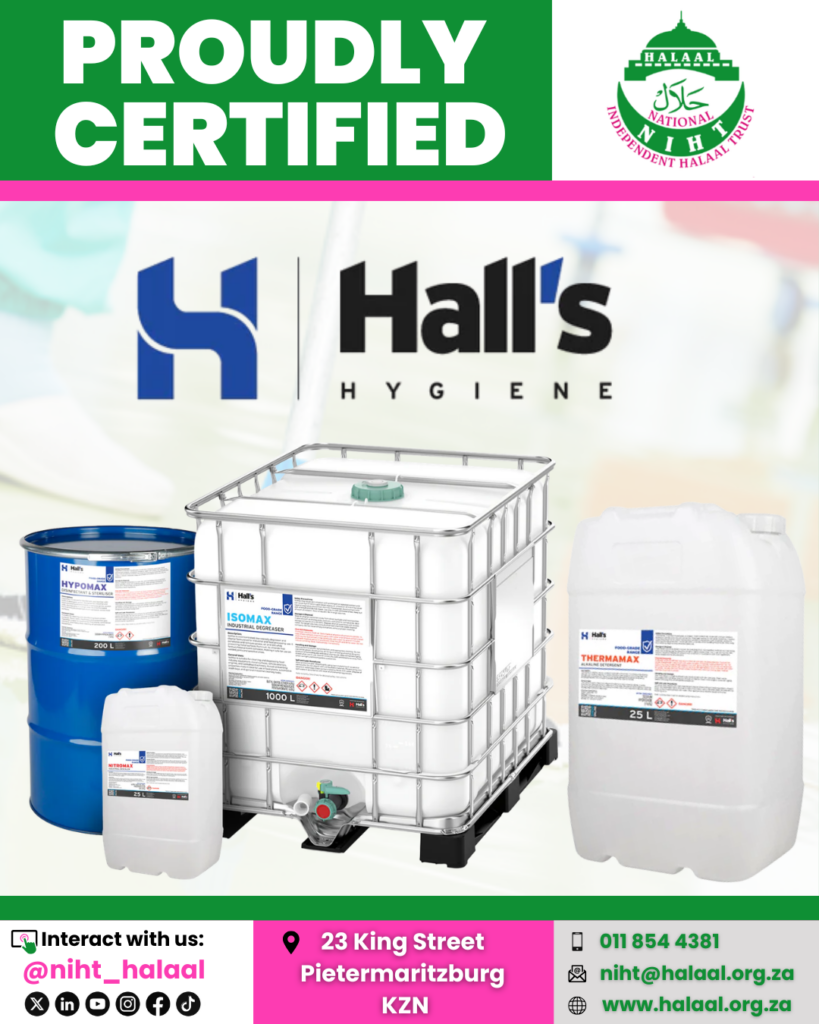 Halls Co SA T/A Hall’s Manufacturing